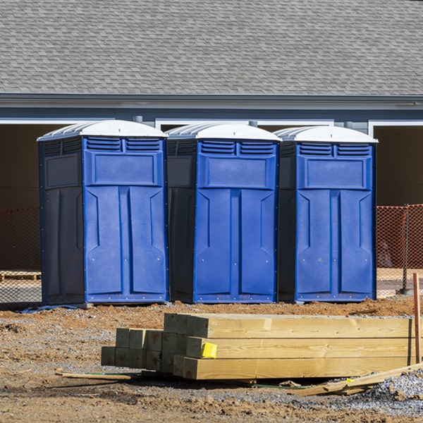 is there a specific order in which to place multiple porta potties in Riverside